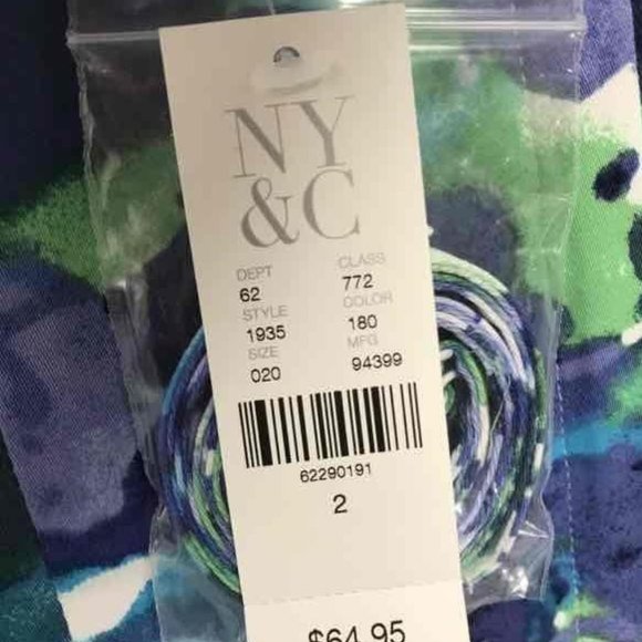 NWT New York & Co floral straps-optional sheath dress, size 2 - Picture 3 of 5